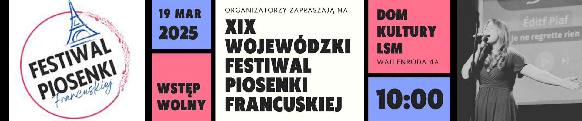 XIX WOJEWÓDZKI FESTIWAL PIOSENKI FRANCUSKIEJ